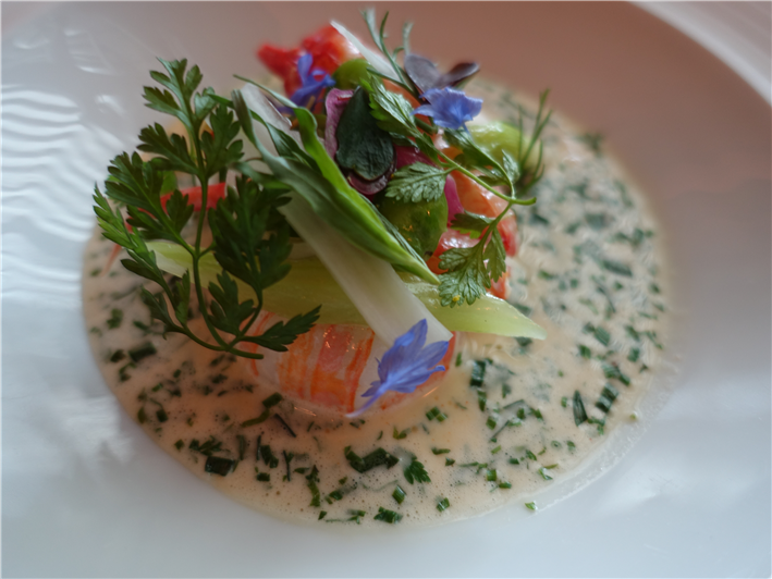 langoustine in nage